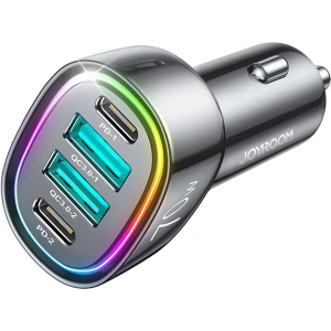 Kup Ładowarka samochodowa Joyroom JR-CL29 70W 2x USB-C, 2x USB-A czarna - JYR637 - {ean13} - Sklep Home Screen