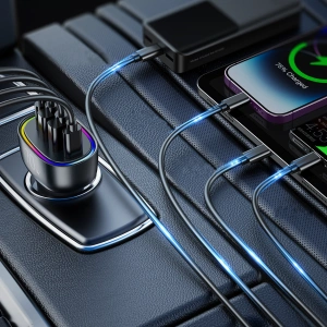 Kup Ładowarka samochodowa Joyroom JR-CL29 70W 2x USB-C, 2x USB-A czarna - JYR637 - {ean13} - Sklep Home Screen