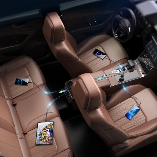 Kup Automobilová nabíječka Joyroom JR-CL29 70W 2x USB-C, 2x USB-A černá - JYR637 - {ean13} - Sklep Home Screen