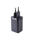 Kup Síťová nabíječka Joyroom TCG01 GaN 65W 2x USB-C, 1x USB-A černá + kabel USB-C/USB-C 100W 1.2m - JYR638 - {ean13} - Sklep Home Screen