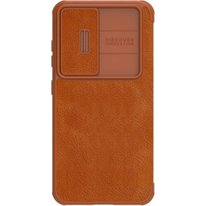 Etui Nillkin Qin Leather Pro Samsung Galaxy S23 brązowe