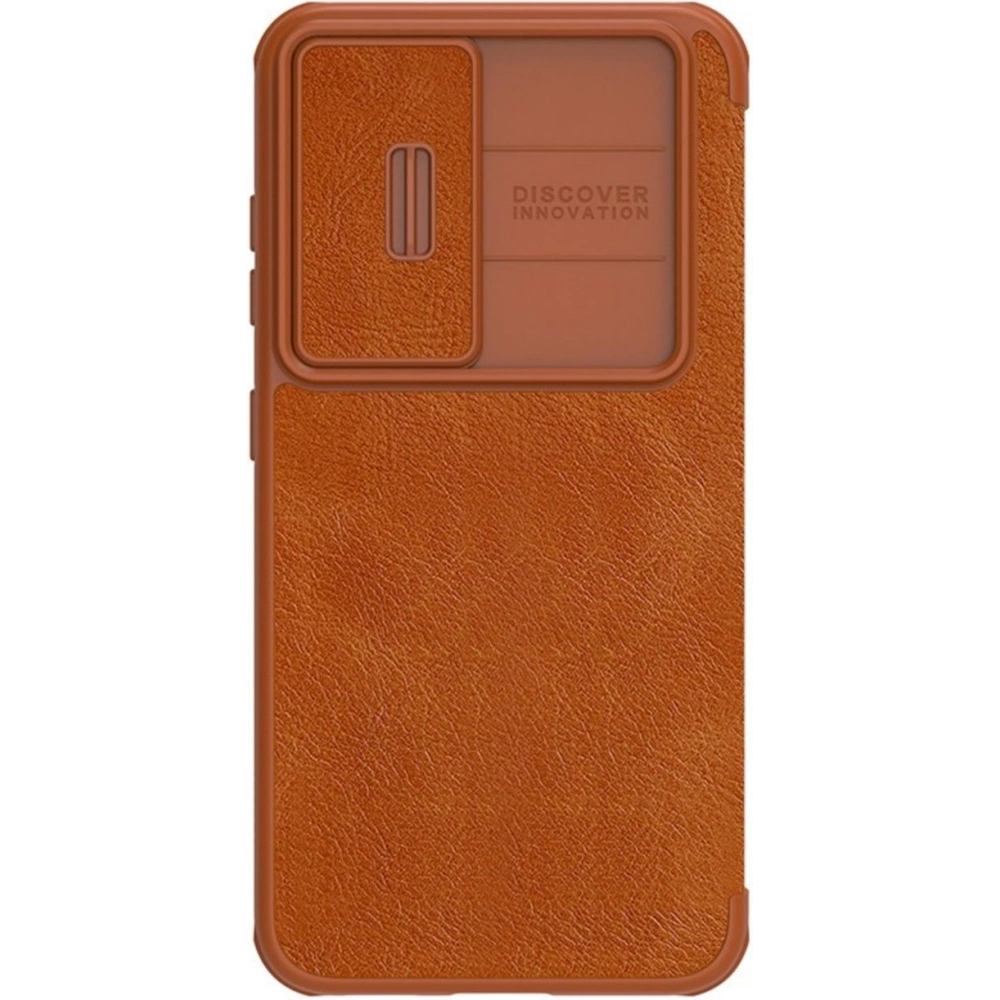 Etui Nillkin Qin Leather Pro Samsung Galaxy S23 brązowe