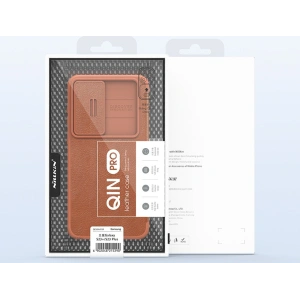 Kup Etui Nillkin Qin Leather Pro Samsung Galaxy S23+ Plus maro - NLK1008 - {ean13} - Sklep Home Screen