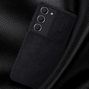 Kup Etui Nillkin Qin Leather Pro Samsung Galaxy S23+ Plus maro - NLK1008 - {ean13} - Sklep Home Screen