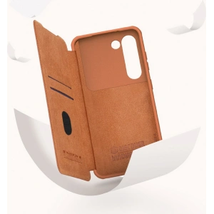 Kup Etui Nillkin Qin Leather Pro Samsung Galaxy S23+ Plus maro - NLK1008 - {ean13} - Sklep Home Screen