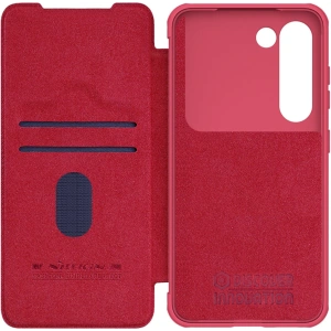 Kup Etui Nillkin Qin Leather Pro Samsung Galaxy S23+ Plus roșu - NLK1009 - {ean13} - Sklep Home Screen