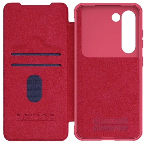 Kup Nillkin Samsung Tasche Qin Leder Pro Galaxy S23+ Plus rot - NLK1009 - {ean13} - Sklep Home Screen