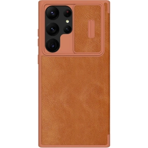 Kup Etui Nillkin Qin Leather Pro Samsung Galaxy S23 Ultra brązowe - NLK1011 - {ean13} - Sklep Home Screen