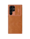 Kup Etui Nillkin Qin Leather Pro Samsung Galaxy S23 Ultra brązowe - NLK1011 - {ean13} - Sklep Home Screen