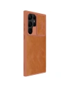 Kup Etui Nillkin Qin Leather Pro Samsung Galaxy S23 Ultra brązowe - NLK1011 - {ean13} - Sklep Home Screen