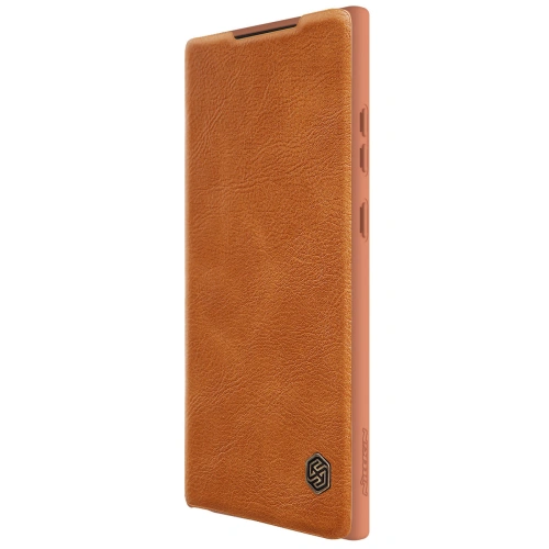 Kup Etui Nillkin Qin Leather Pro Samsung Galaxy S23 Ultra brązowe - NLK1011 - {ean13} - Sklep Home Screen
