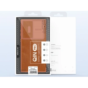 Buy Case Nillkin Qin Leather Pro Samsung Galaxy S23 Ultra brown - NLK1011 - {ean13} - Home Screen Store Europe