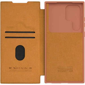 Kup Etui Nillkin Qin Leather Pro Samsung Galaxy S23 Ultra hnědé - NLK1011 - {ean13} - Sklep Home Screen