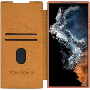 Kup Etui Nillkin Qin Leather Pro Samsung Galaxy S23 Ultra hnědé - NLK1011 - {ean13} - Sklep Home Screen
