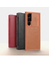 Kup Etui Nillkin Qin Leather Pro Samsung Galaxy S23 Ultra brązowe - NLK1011 - {ean13} - Sklep Home Screen