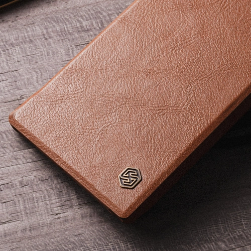 Kup Etui Nillkin Qin Leather Pro Samsung Galaxy S23 Ultra brązowe - NLK1011 - {ean13} - Sklep Home Screen