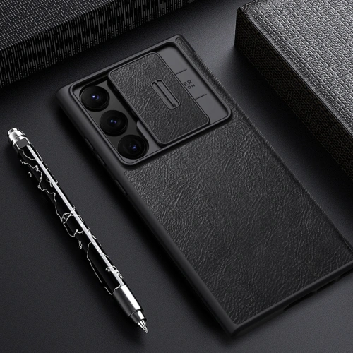 Kup Etui Nillkin Qin Leather Pro Samsung Galaxy S23 Ultra brązowe - NLK1011 - {ean13} - Sklep Home Screen