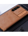 Kup Etui Nillkin Qin Leather Pro Samsung Galaxy S23 Ultra brązowe - NLK1011 - {ean13} - Sklep Home Screen