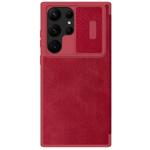 Kup Etui Nillkin Qin Leather Pro Samsung Galaxy S23 Ultra czerwone - NLK1012 - {ean13} - Sklep Home Screen