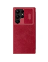 Etui Nillkin Qin Leather Pro Samsung Galaxy S23 Ultra czerwone