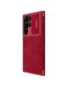 Kup Etui Nillkin Qin Leather Pro Samsung Galaxy S23 Ultra piros - NLK1012 - {ean13} - Sklep Home Screen