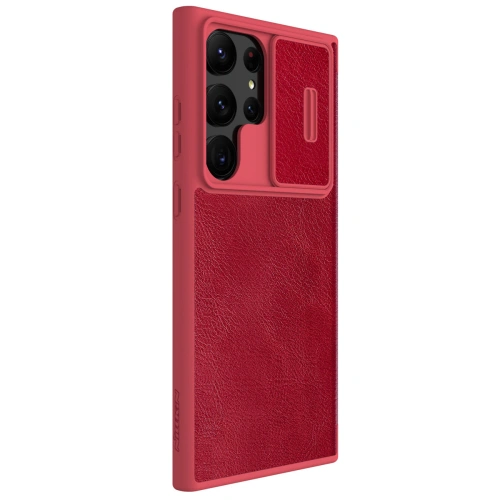 Kup Etui Nillkin Qin Leather Pro Samsung Galaxy S23 Ultra roșu - NLK1012 - {ean13} - Sklep Home Screen