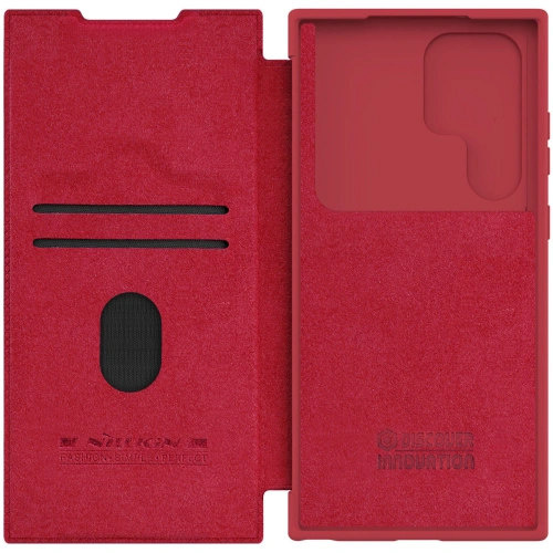 Kup Etui Nillkin Qin Leather Pro Samsung Galaxy S23 Ultra piros - NLK1012 - {ean13} - Sklep Home Screen