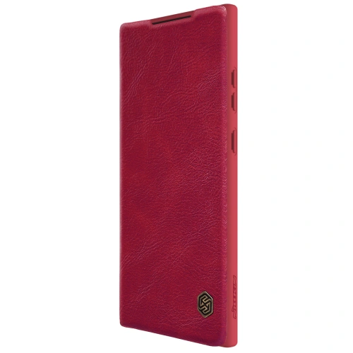 Kup Etui Nillkin Qin Leather Pro Samsung Galaxy S23 Ultra piros - NLK1012 - {ean13} - Sklep Home Screen