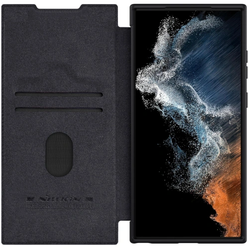Kup Nillkin Samsung Tasche Qin Leder Pro Galaxy S23 Ultra schwarz - NLK1013 - {ean13} - Sklep Home Screen