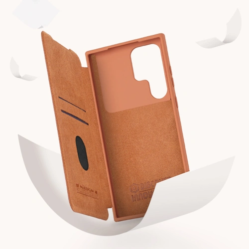 Kup Etui Nillkin Qin Leather Pro Samsung Galaxy S23 Ultra fekete - NLK1013 - {ean13} - Sklep Home Screen