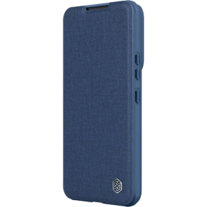 Etui Nillkin Qin Cloth Pro Samsung Galaxy S23 niebieskie