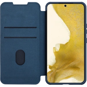 Etui Nillkin Qin Cloth Pro Samsung Galaxy S23 niebieskie