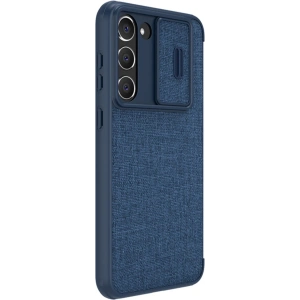 Etui Nillkin Qin Cloth Pro Samsung Galaxy S23 niebieskie