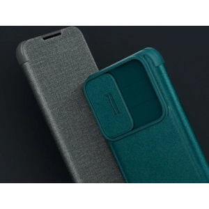 Etui Nillkin Qin Cloth Pro Samsung Galaxy S23 szare