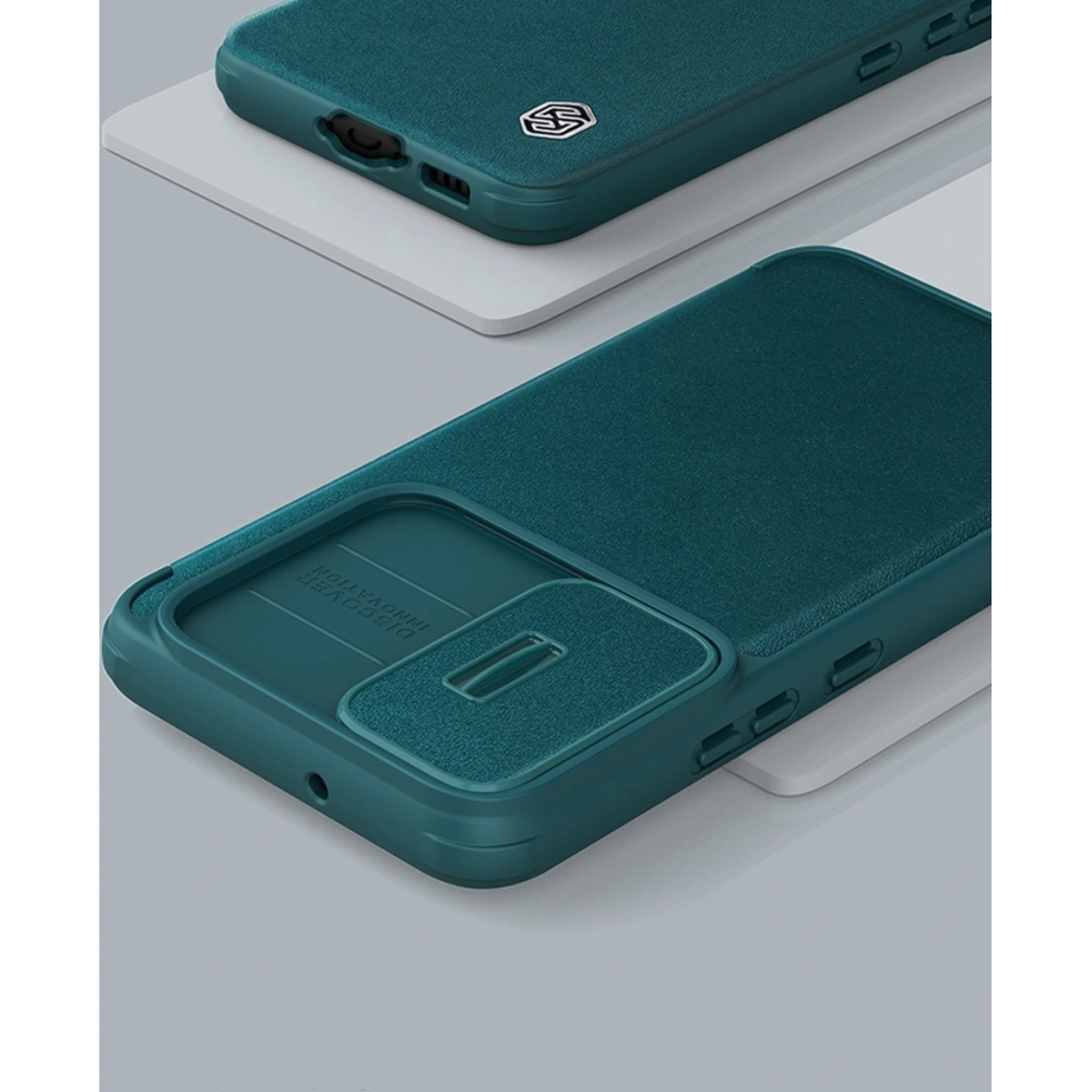 Etui Nillkin Qin Cloth Pro Samsung Galaxy S23 szare