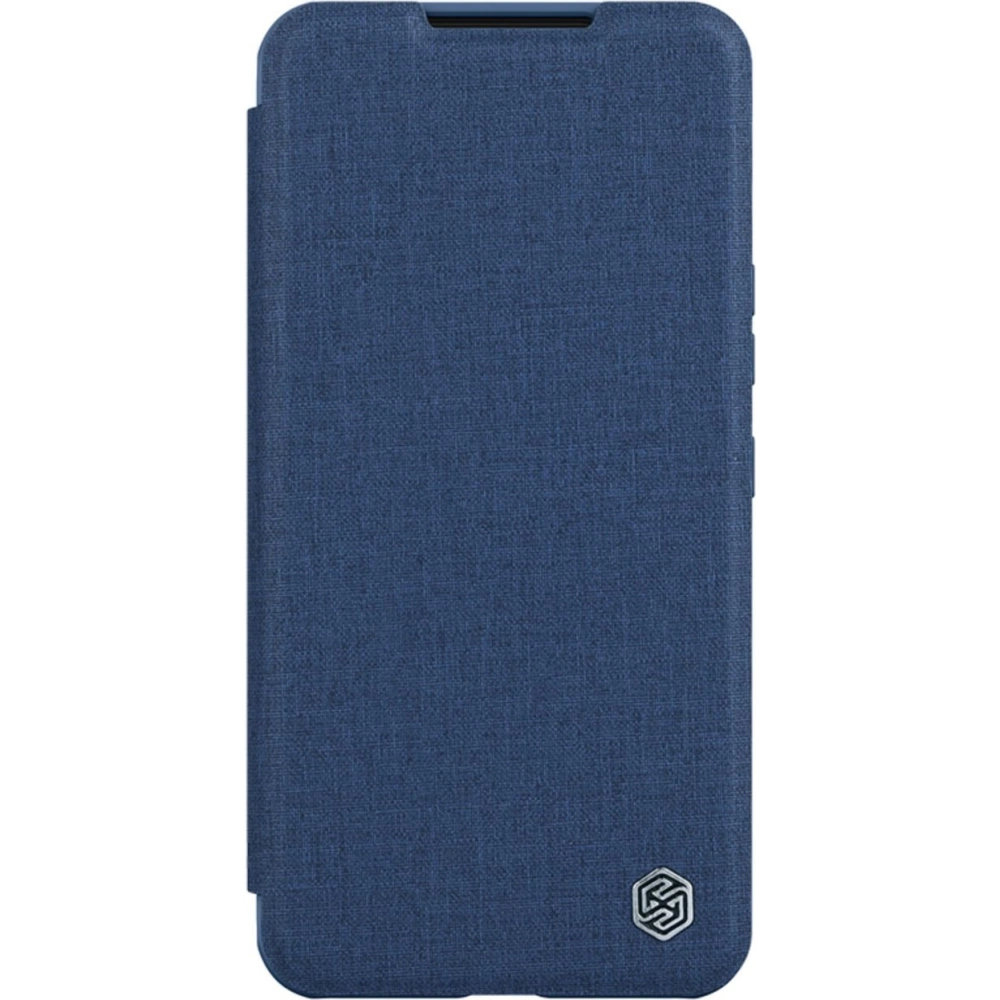 Etui Nillkin Qin Cloth Pro Samsung Galaxy S23+ Plus niebieskie