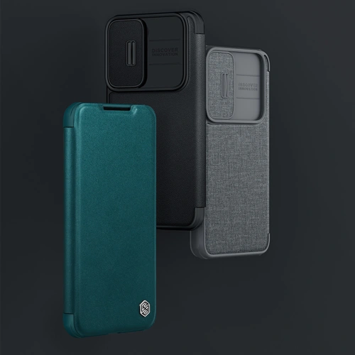 Buy Case Nillkin Qin Cloth Pro Samsung Galaxy S23+ Plus grey - NLK1017 - {ean13} - Home Screen Store Europe