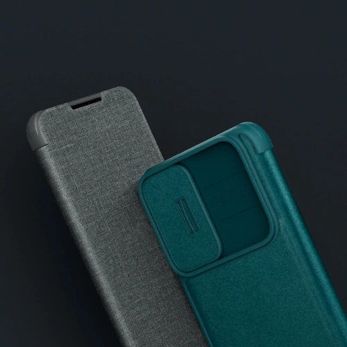 Buy Case Nillkin Qin Cloth Pro Samsung Galaxy S23+ Plus grey - NLK1017 - {ean13} - Home Screen Store Europe