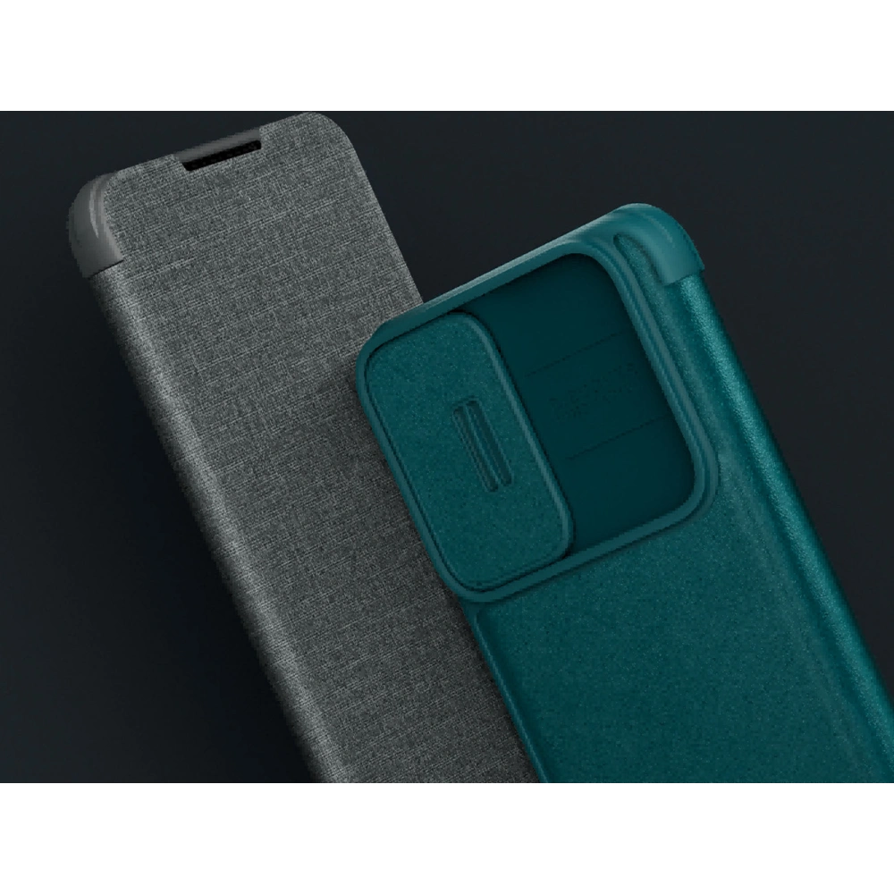 Etui Nillkin Qin Cloth Pro Samsung Galaxy S23+ Plus szare