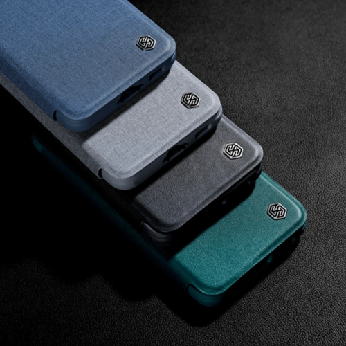 Buy Case Nillkin Qin Cloth Pro Samsung Galaxy S23+ Plus grey - NLK1017 - {ean13} - Home Screen Store Europe