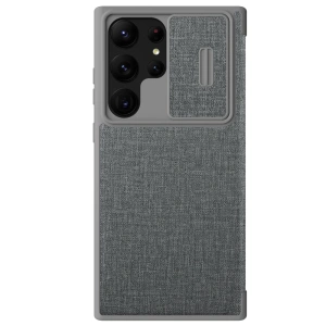 Buy Case Nillkin Qin Cloth Pro Samsung Galaxy S23 Ultra gray - NLK1018 - {ean13} - Home Screen Store Europe