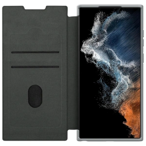 Kup Etui Nillkin Qin Cloth Pro Samsung Galaxy S23 Ultra gri - NLK1018 - {ean13} - Sklep Home Screen