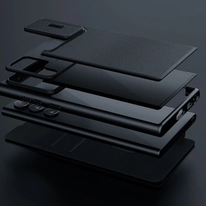 Buy Case Nillkin Qin Cloth Pro Samsung Galaxy S23 Ultra gray - NLK1018 - {ean13} - Home Screen Store Europe
