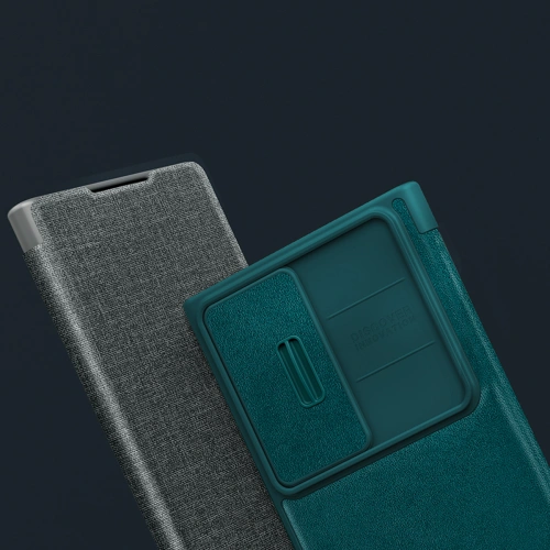 Buy Case Nillkin Qin Cloth Pro Samsung Galaxy S23 Ultra gray - NLK1018 - {ean13} - Home Screen Store Europe