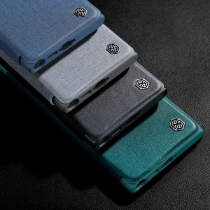 Kup Etui Nillkin Qin Cloth Pro Samsung Galaxy S23 Ultra šedé - NLK1018 - {ean13} - Sklep Home Screen