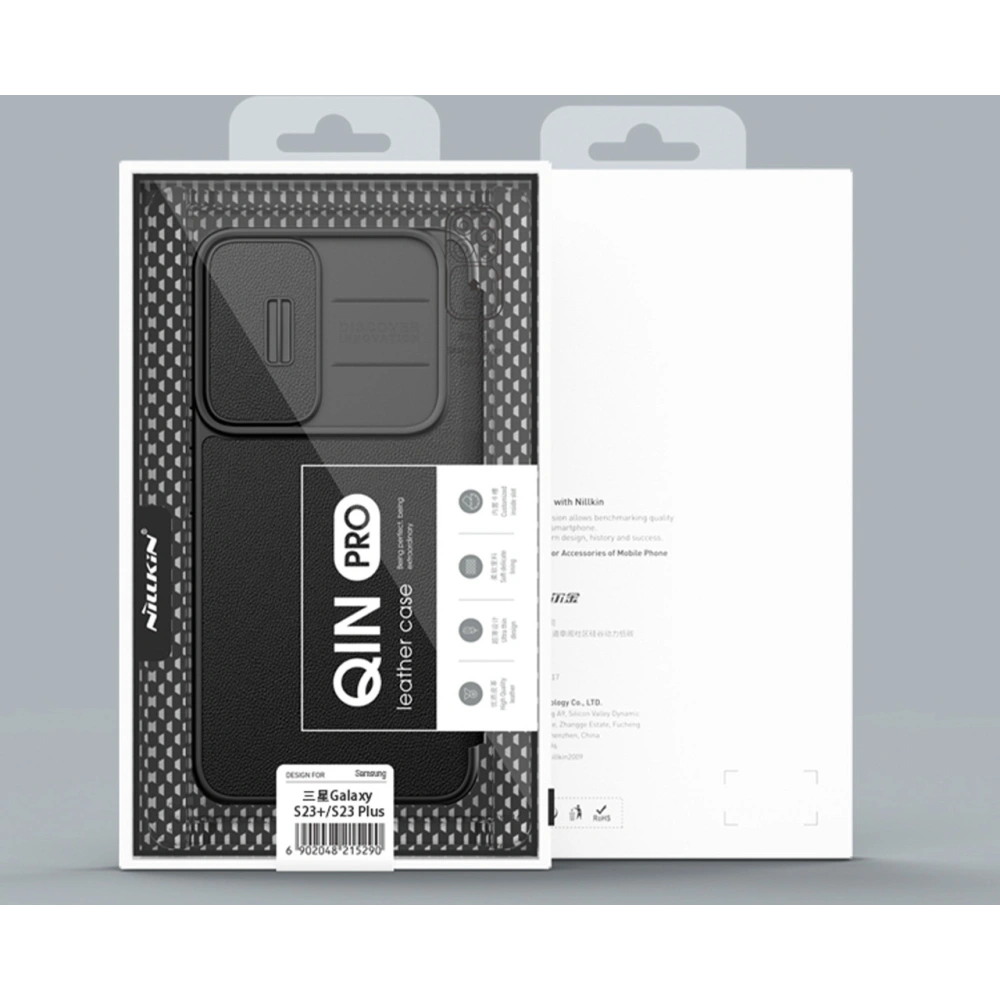 Etui Nillkin Qin Leather Pro Samsung Galaxy S23 czarne