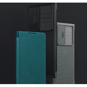 Etui Nillkin Qin Leather Pro Samsung Galaxy S23 zielone