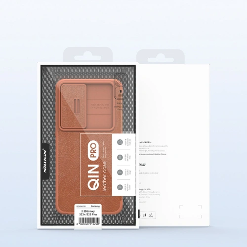 Kup Nillkin Samsung Tasche Qin Leder Pro Galaxy S23+ Plus schwarz - NLK1021 - {ean13} - Sklep Home Screen