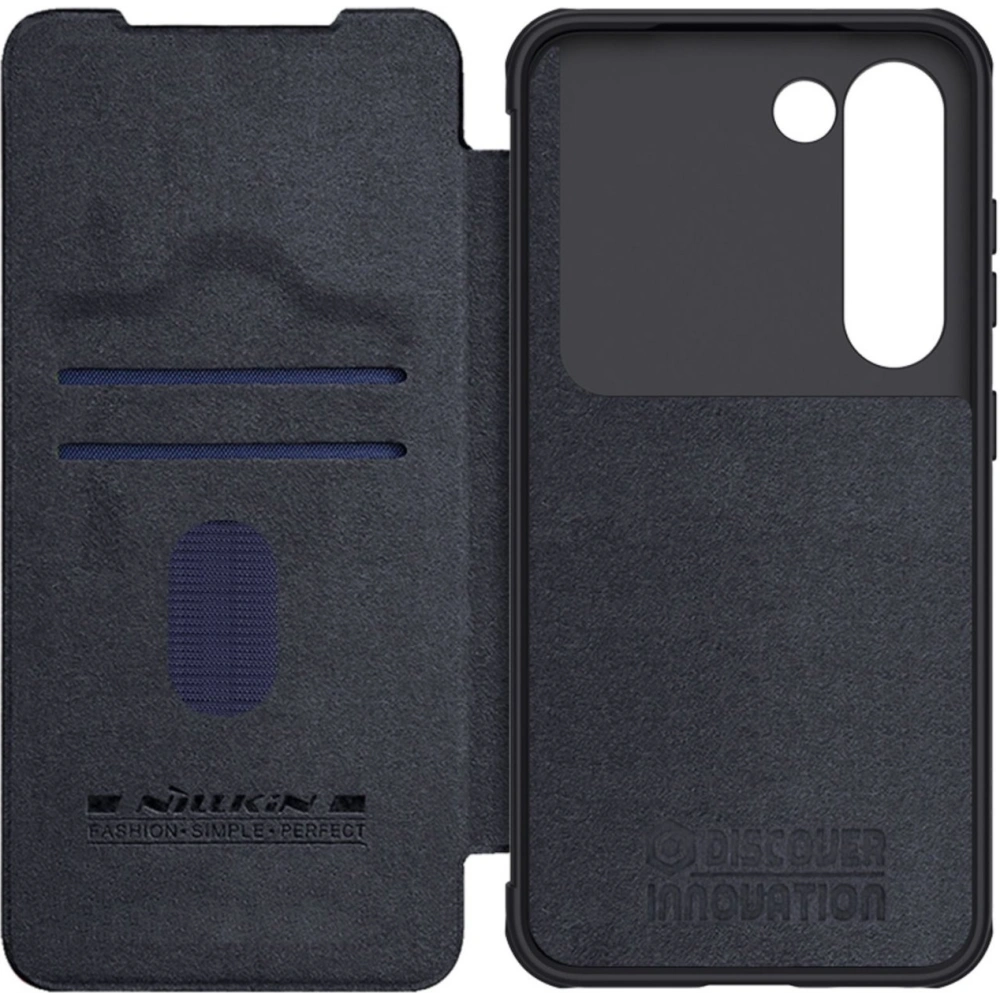 Etui Nillkin Qin Leather Pro Samsung Galaxy S23+ Plus czarne