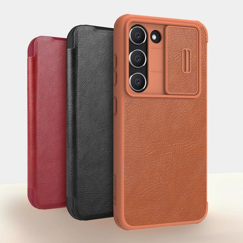 Kup Etui Nillkin Qin Leather Pro Samsung Galaxy S23+ Plus fekete - NLK1021 - {ean13} - Sklep Home Screen